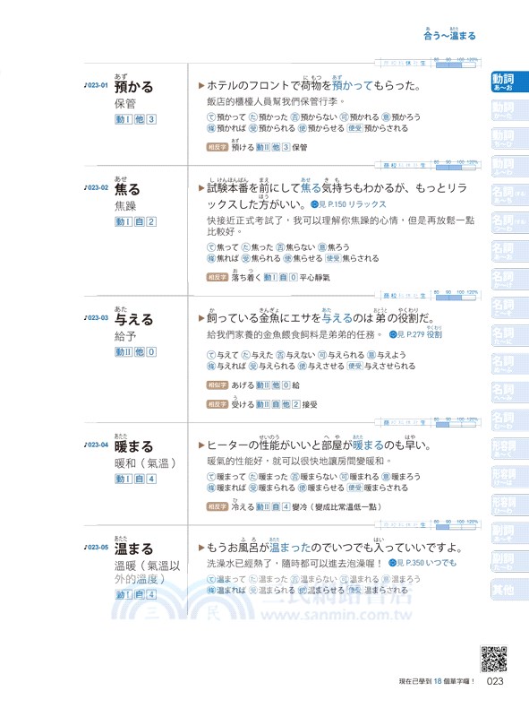 新日檢JLPT N3關鍵單字2,500