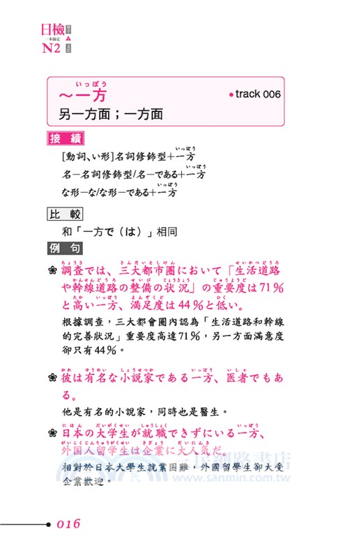 日檢單字＋文法一本搞定N2