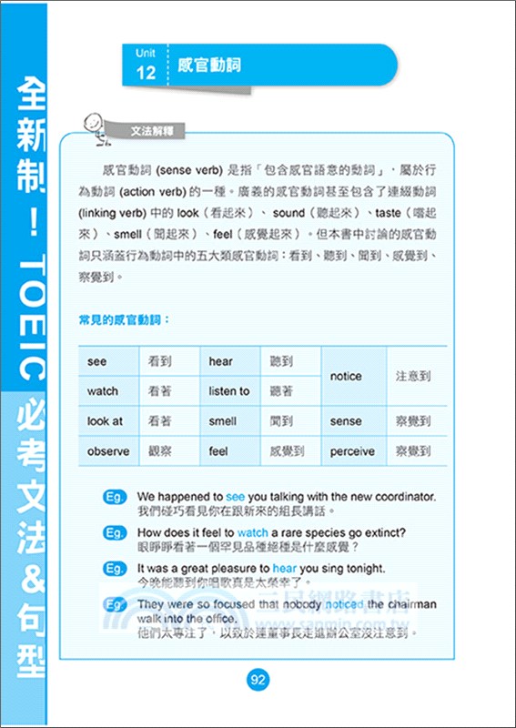 新多益滿分講師授課：全新制NEW TOEIC必考「文法」＆「句型」