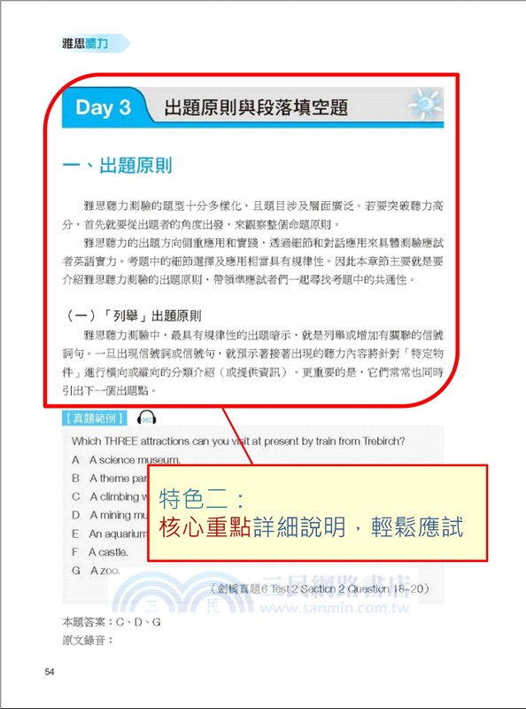 【IELTS雅思練武功】聽力8.0考前衝刺，就靠這一本！