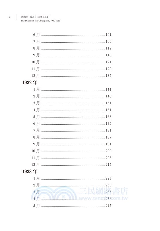 吳忠信日記（1930-1933）