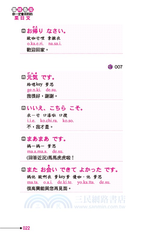 臨時急用！你一定會用到的菜日文：基礎實用篇