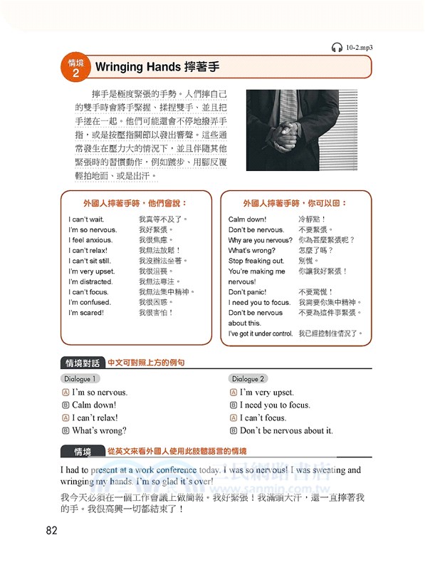 肢體動作英語會話全圖解：Gesture English！邊說邊比更容易記住，與老外溝通零距離