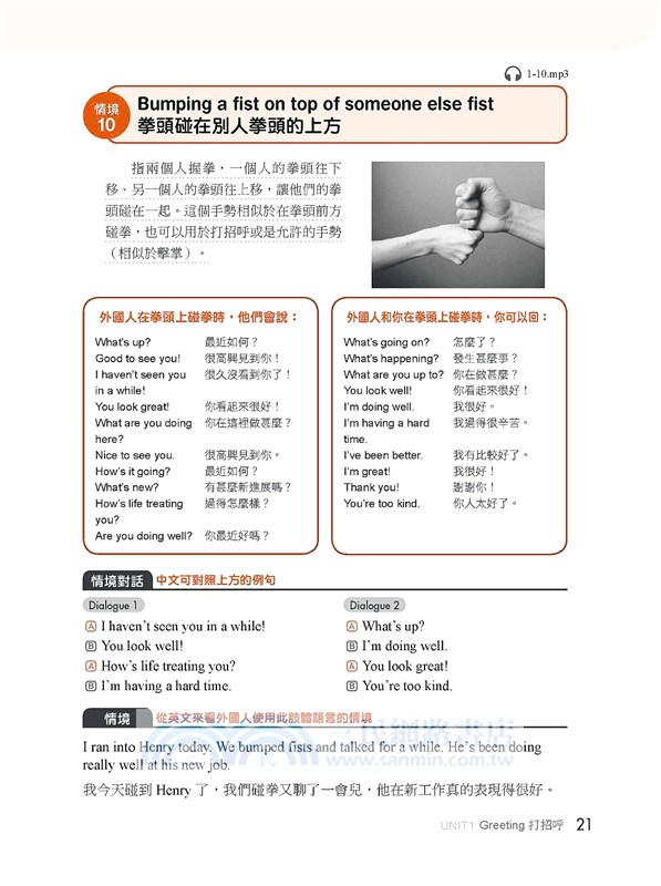 肢體動作英語會話全圖解：Gesture English！邊說邊比更容易記住，與老外溝通零距離