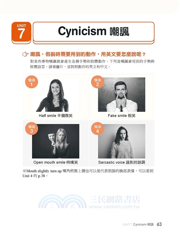 肢體動作英語會話全圖解：Gesture English！邊說邊比更容易記住，與老外溝通零距離