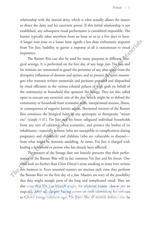 Knotting the Banner：Ritual and Relationship in Daoist Practice