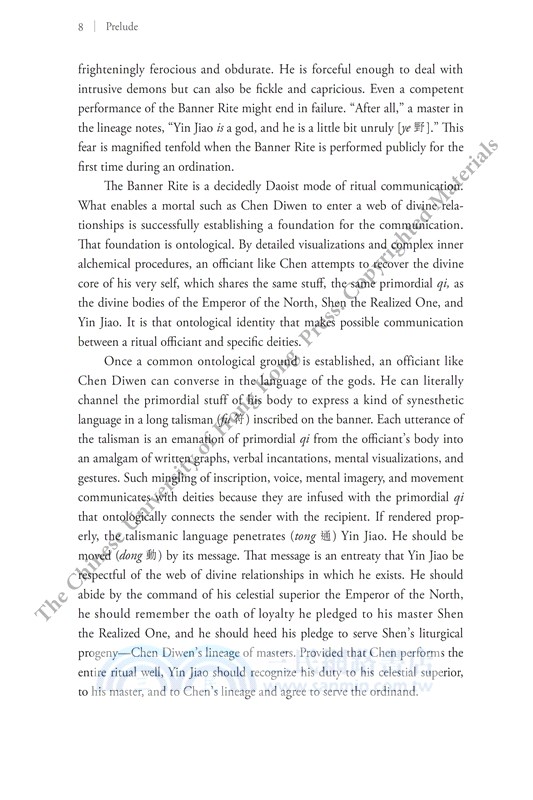 Knotting the Banner：Ritual and Relationship in Daoist Practice