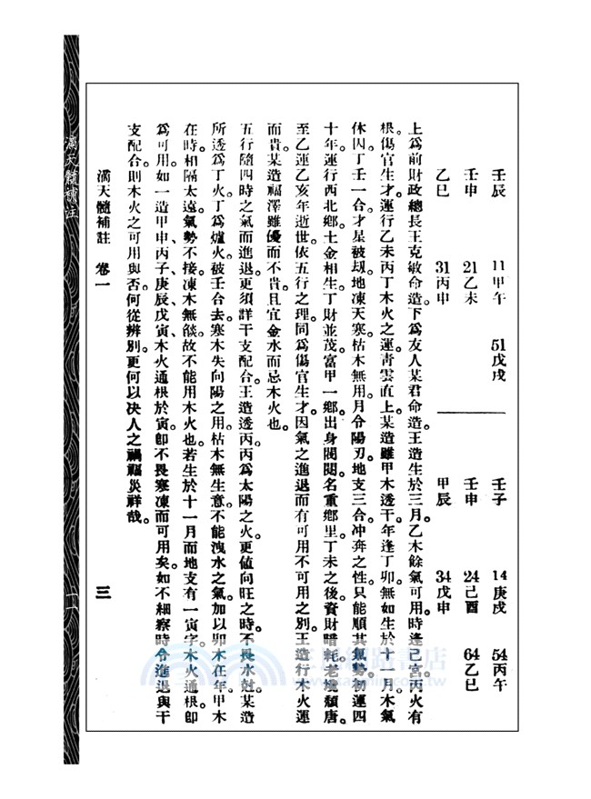 滴天髓補註（附子平一得）