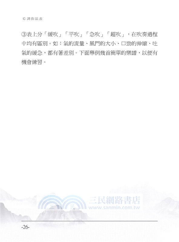 南簫（尺八）演奏法