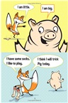 A Pig, a Fox, and Stinky Socks