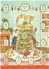 Cat Family Christmas Lift-The-Flap Puzzle: Count Down to Christmas: 12 Flaps: 76 Pieces