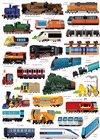 Usborne Book and Jigsaw Trains (49片拼圖+1本知識小百科)