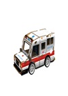 拼裝木製迴力車-救護車
