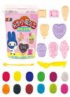 忍者兔安全小麥黏土：甜點派對桶【12色小麥黏土+8件模具+2個工具】