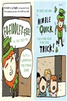 The Gingerbread Man and the Leprechaun Loose at School (graphic novel)