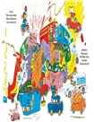 Richard Scarry's Cars and Trucks in Busytown：Book Plus Wooden Play Pieces