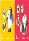 Pandas Love Fruit：A magical numbers and colors book熊貓黑白猜冷藏數字書